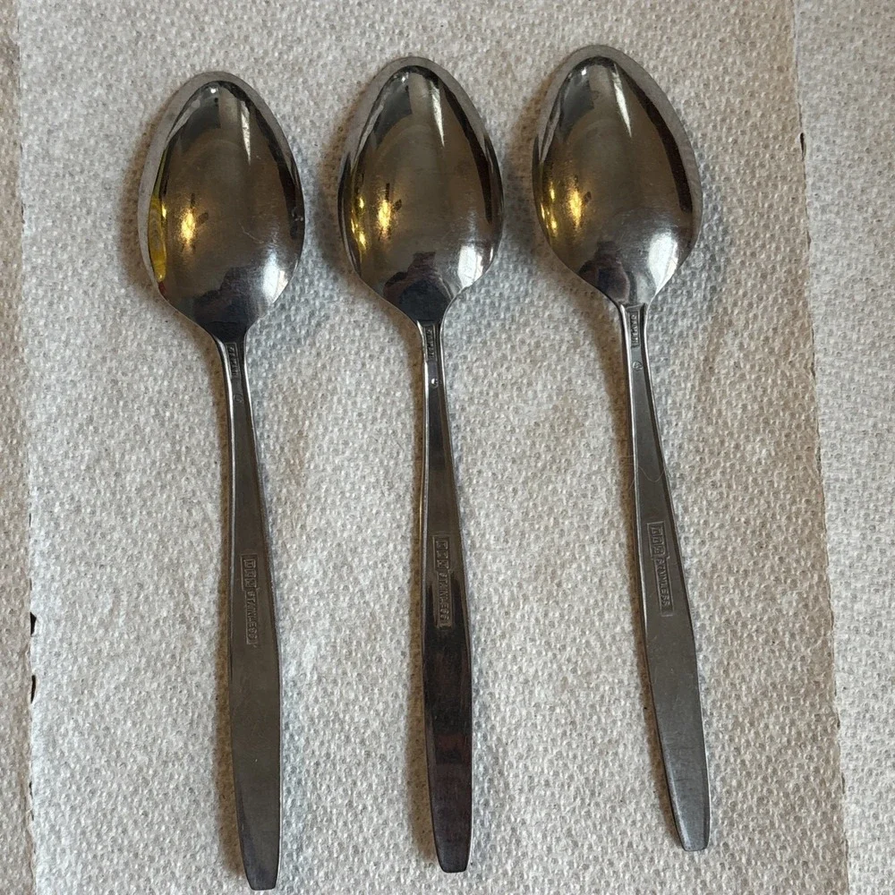 Imperial International Flatware IIC Stainless Korea Rosemere 3 Tablespoons Rose